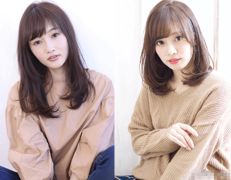 40-45岁显年轻的发型中长烫发,45岁女人发型短发烫发带刘海