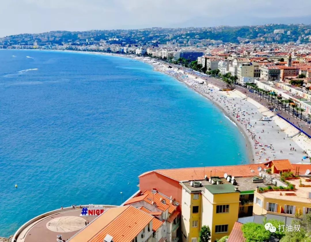 法国尼斯和蔚蓝海岸,尼斯海滩蔚蓝海岸