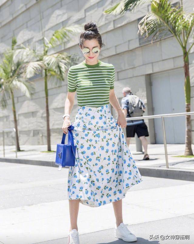 今年最流行的裙子a字裙,a字裙今年流行的爆款女装