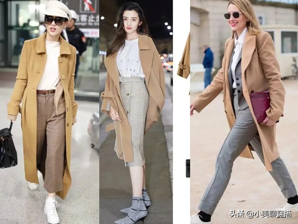 让自己有气质穿衣打扮,欧美风双面呢大衣搭配