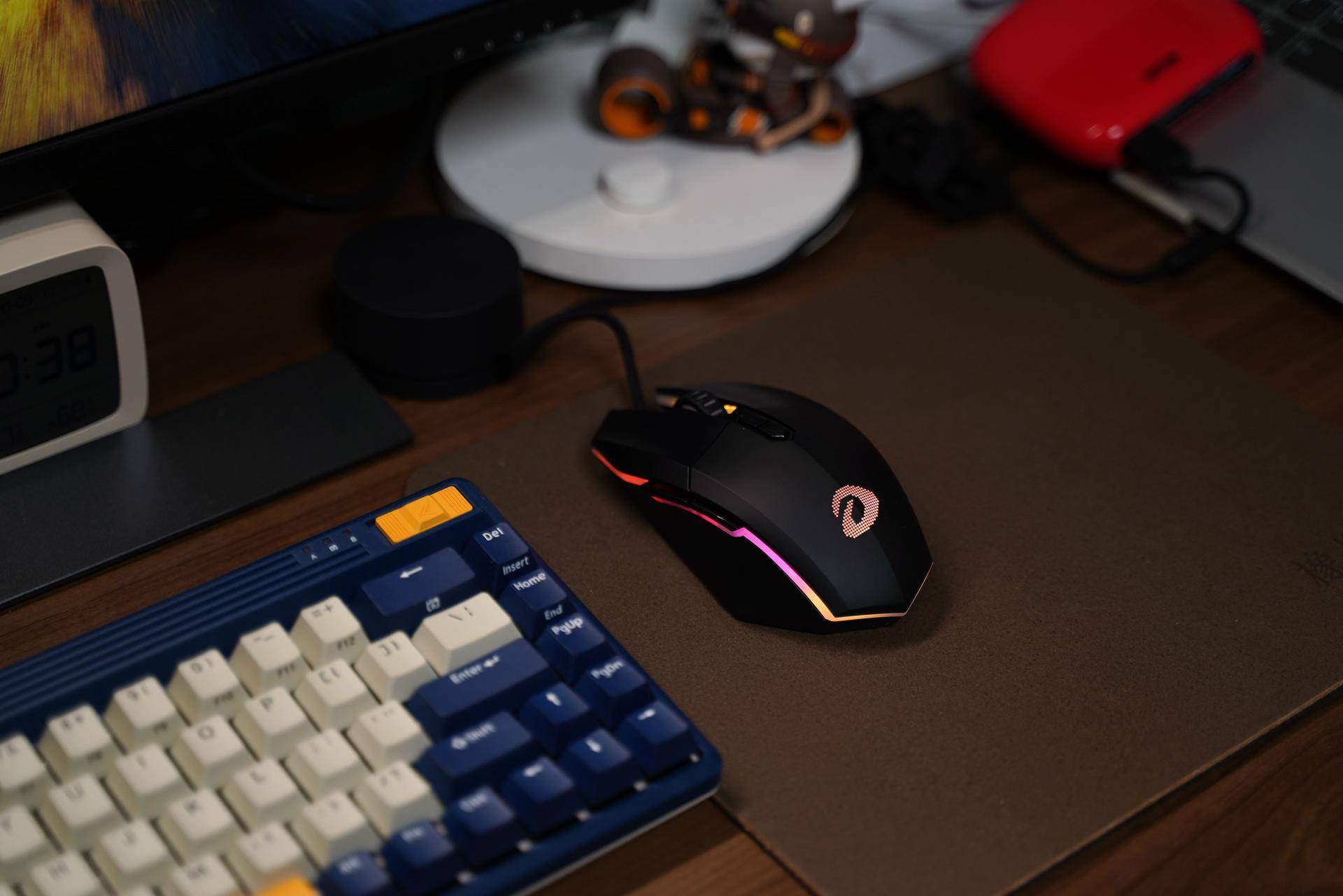 达尔优鼠标em910防滑贴,达尔优牧马人em910鼠标