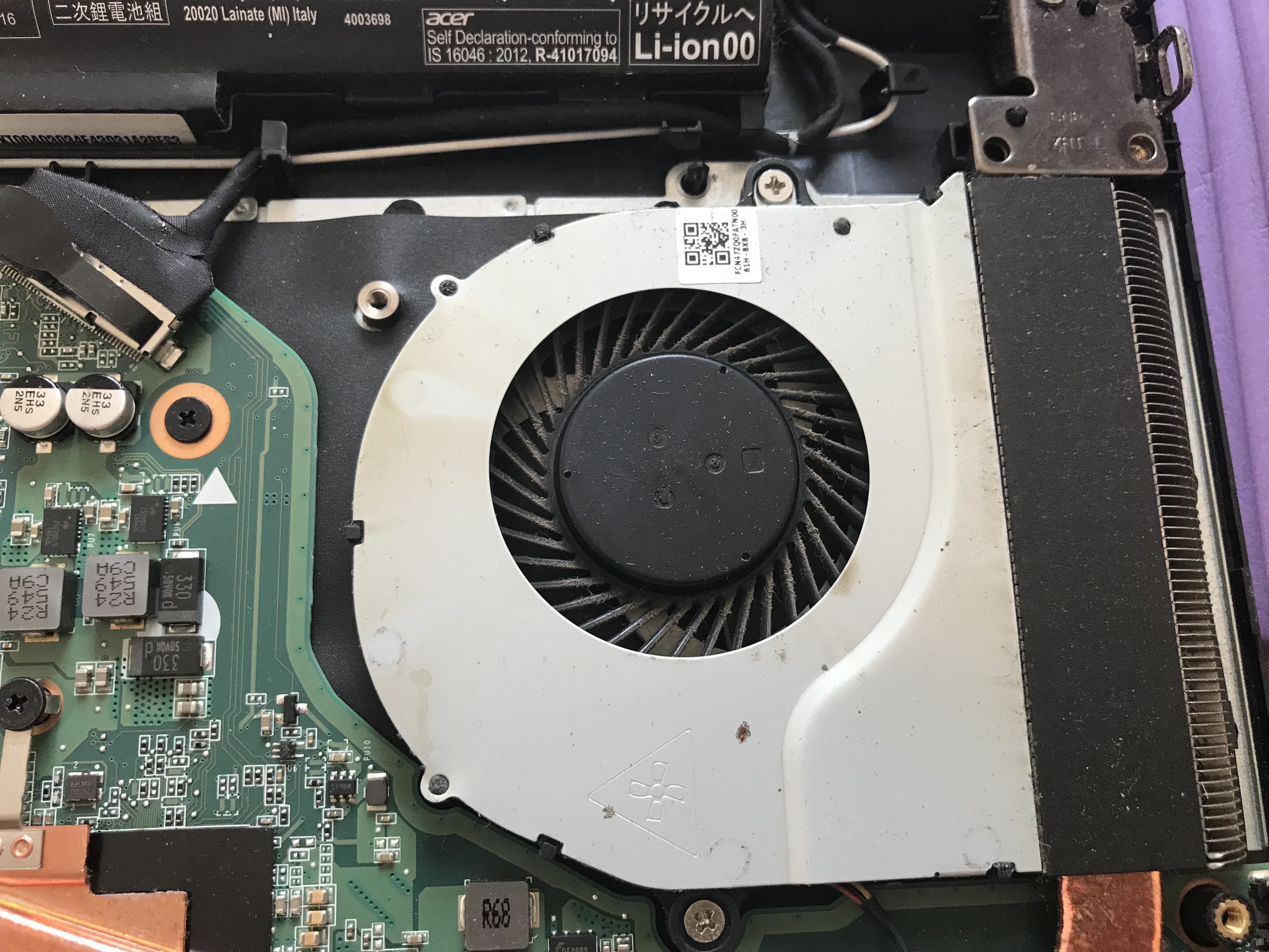 宏碁e1-471g拆机清灰教学,宏碁f5-572g拆机清灰