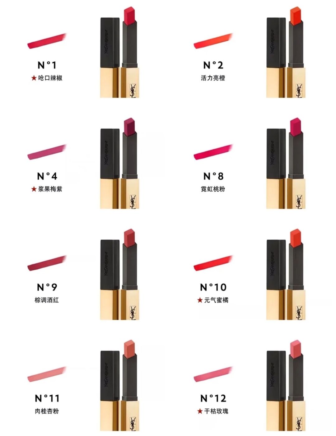 ysl又纯又欲的口红推荐,ysl口红最新