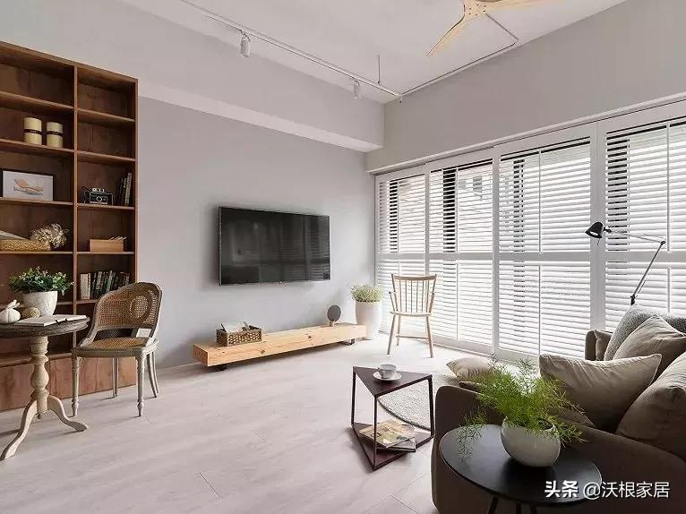 法式原木风家居案例,家居北欧风装修效果图