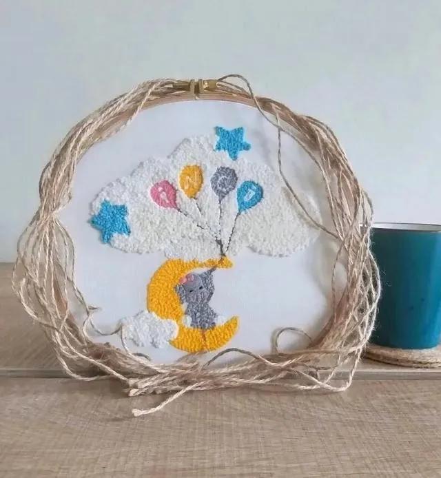 diy刺绣小图案戳戳绣,刺绣文化戳戳绣