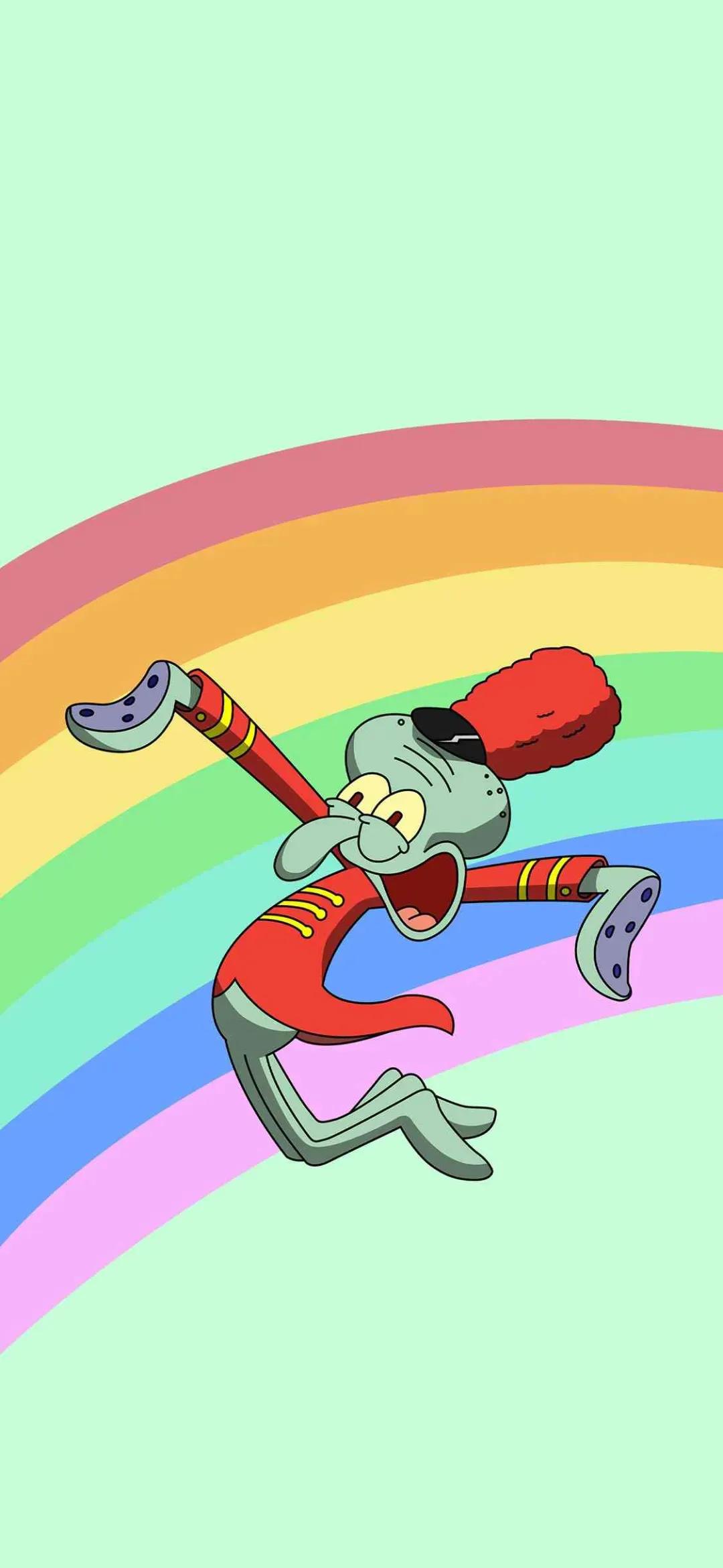 一些海绵宝宝的壁纸,海绵宝宝可以根据时间变化的壁纸