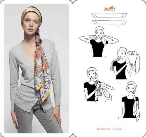 真美啊!爱马仕丝巾