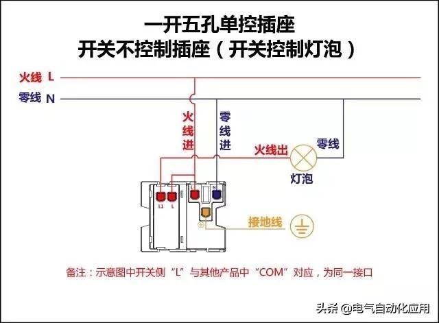 4个接线的点火开关接线视频,四开开关12个接线口怎么接线图解