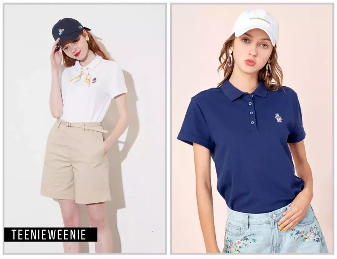 休闲t恤polo衫时髦减龄,新款polo衫清凉透气舒适经典百搭