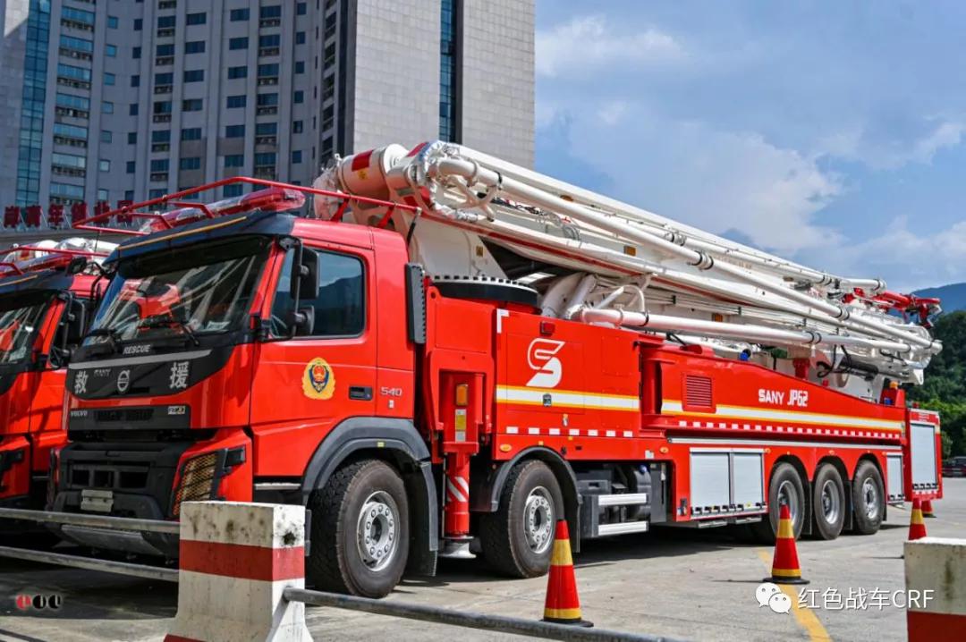 新车抢先看丨尺寸超过博浪涛F101，一起看看三一JP62大跨度消防车