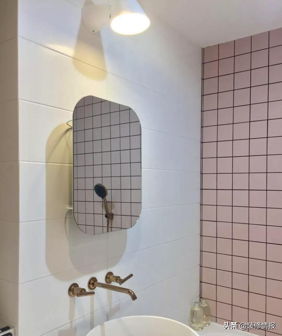 小户型卫生间平面布局最佳效果图,正方小户型卫生间设计布局