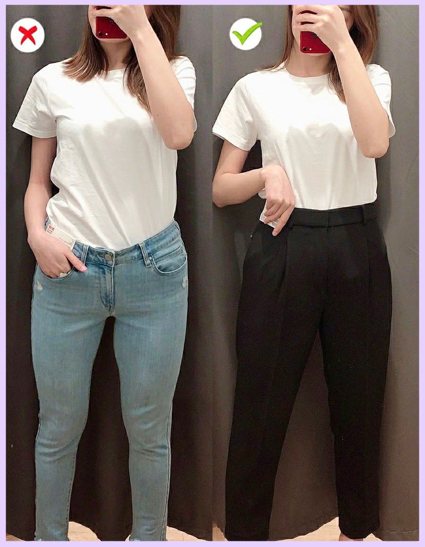 显瘦裤子女胯宽腿粗秋冬,胯宽腿粗屁股大穿什么裤子显瘦