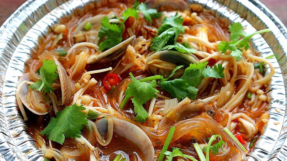 摩飞锅花甲锡纸烤箱版,锡纸花甲粉烤箱咋做