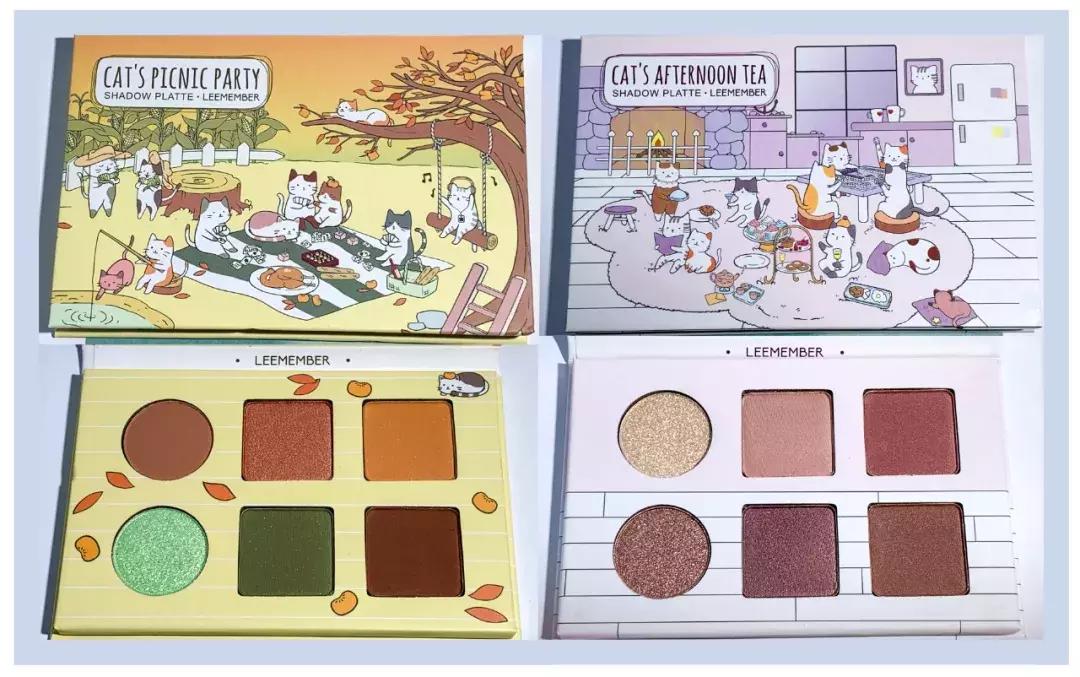 venusmarble九色眼影测评,橘朵的单色眼影新版和旧版对比