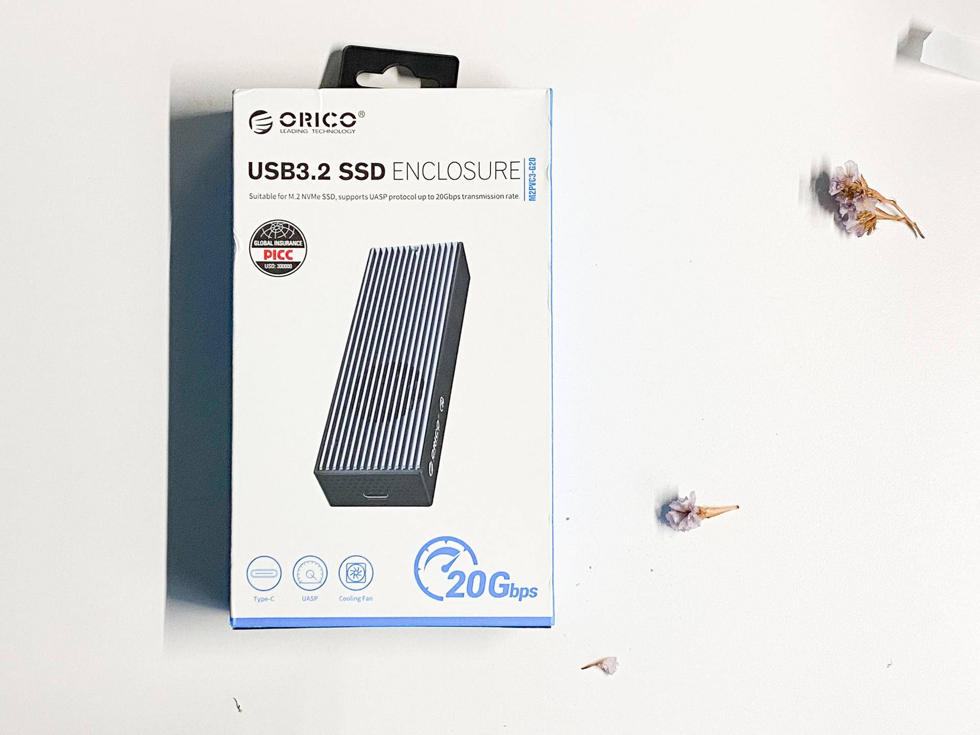 奥睿科m2固态硬盘盒,diy移动固态硬盘500g1t