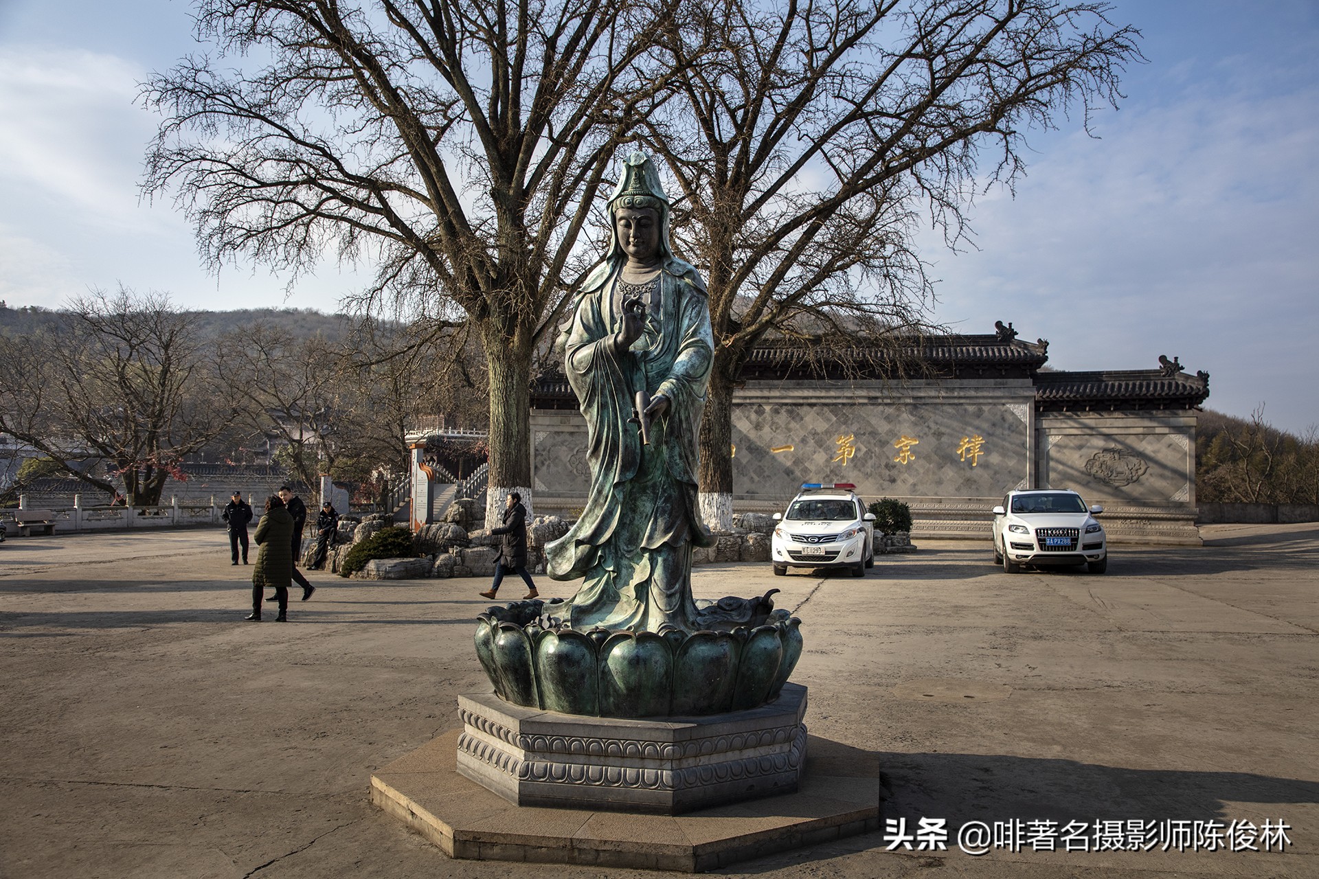 山门朝北开韦陀菩萨坐正殿律宗第一名山宝华山隆昌寺1500年