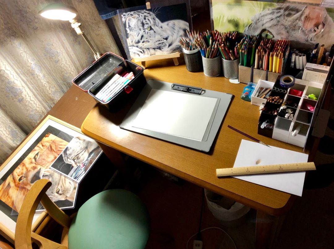 失明女孩铅笔画,保护视力守护心灵素描画