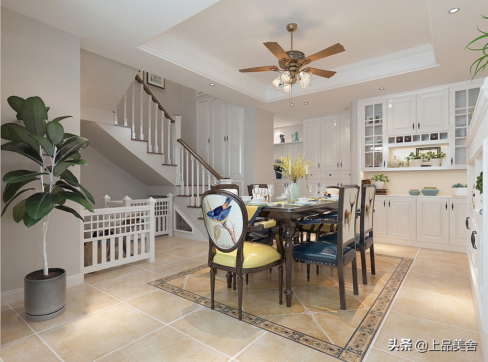 四川夫妻装修新房,三室两厅房子美式风格装修