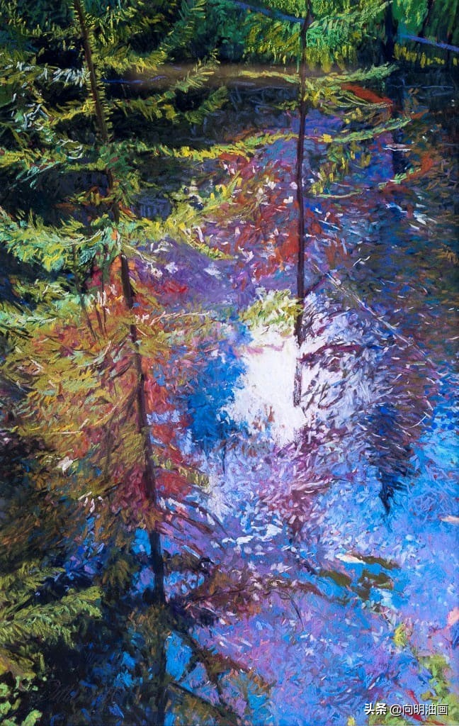 美国艺术家艾伦·迪特布兰特魔法森林的叶子沙沙作响