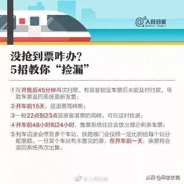 东莞春运购票时间表2020,春运票抢票攻略