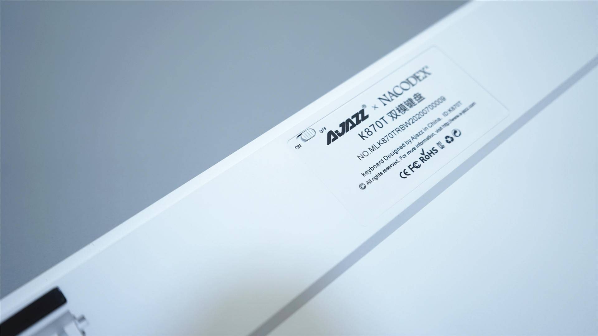 黑爵K870T机械键盘,ajazz黑爵k870tmacbook