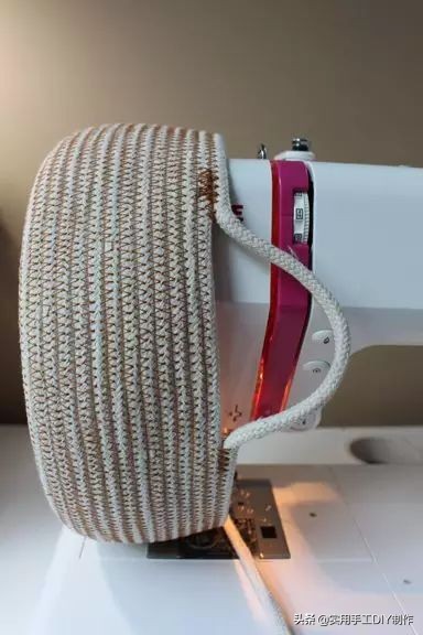 手工用绳子编织篮子简单又好看,怎样手工编篮子