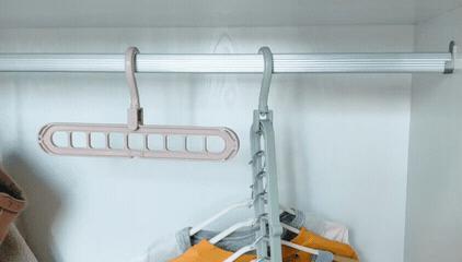 衣架收纳两件套,衣架一杆可以挂几十件