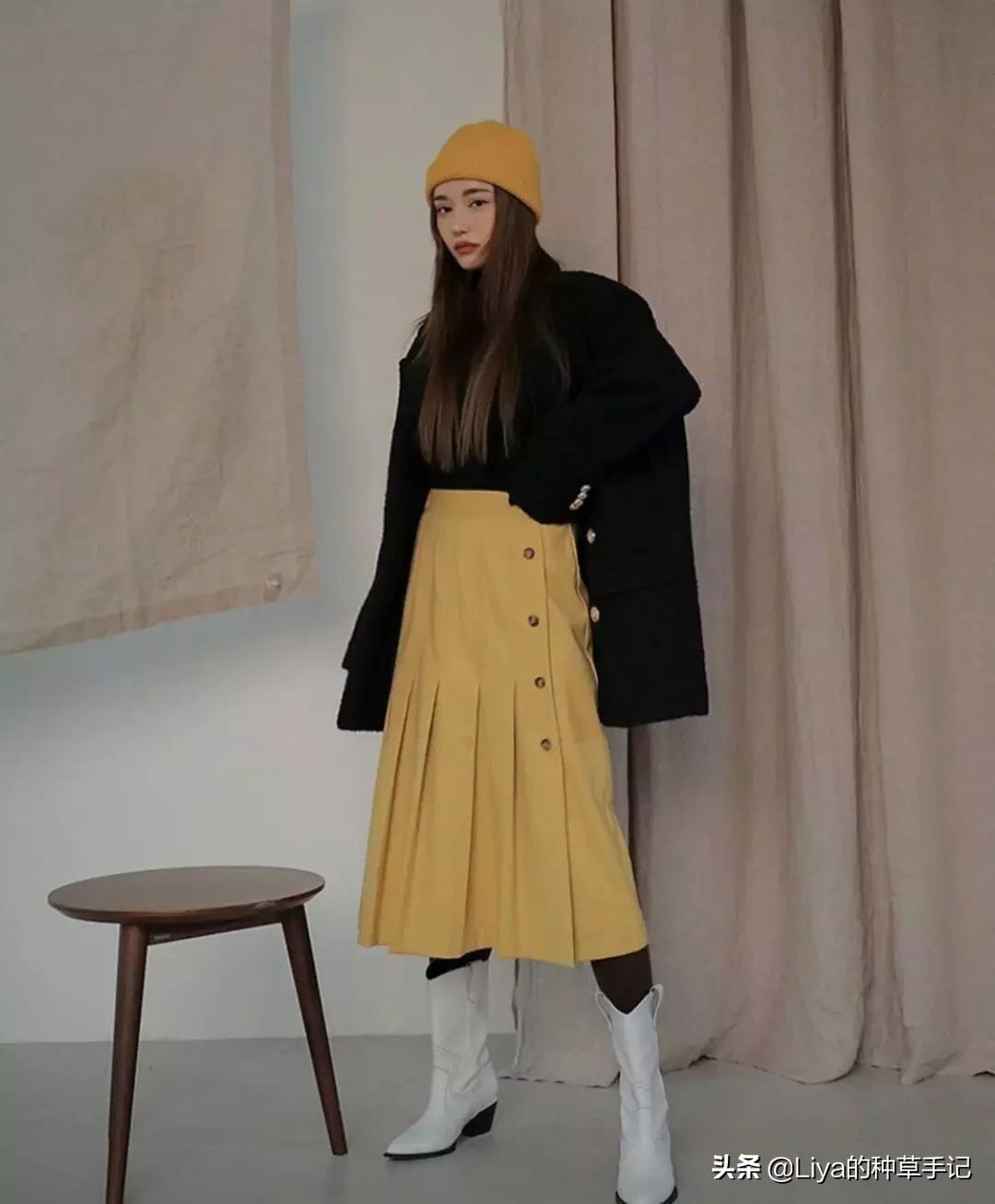 半裙+外套，连衣裙+外套=今春王炸组合