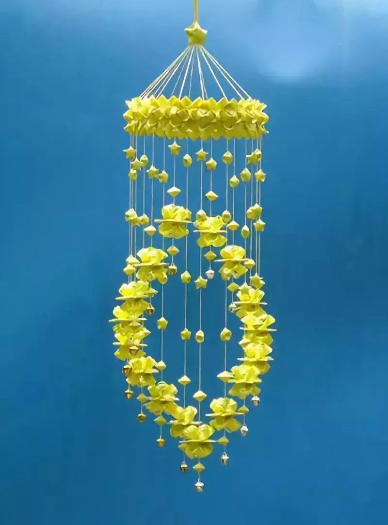 90年代折风铃详细教程,80后的风铃怎么折