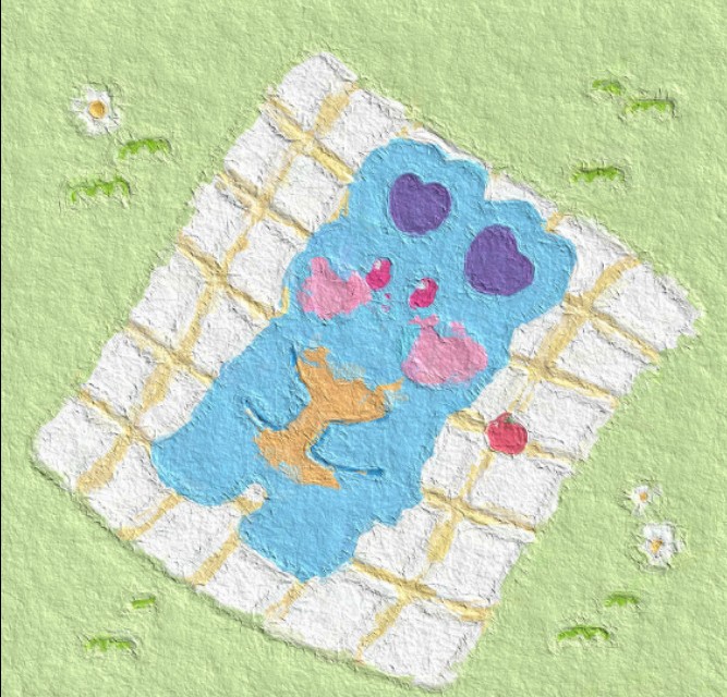 卡通小熊头像简笔画,卡通小熊丙烯画