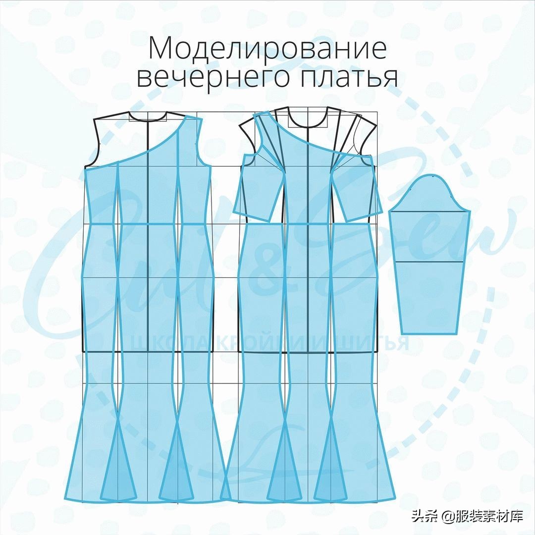 超简单的款式图,时尚法式图纸