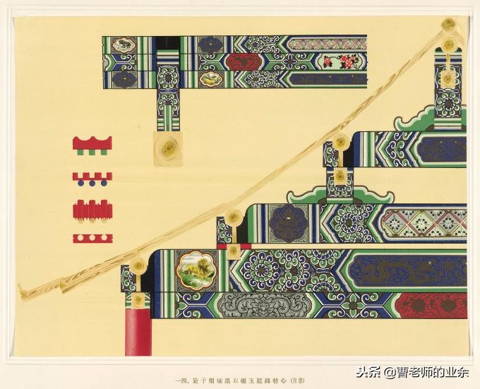 古建筑装饰彩画图片大全,古建彩画图案大全