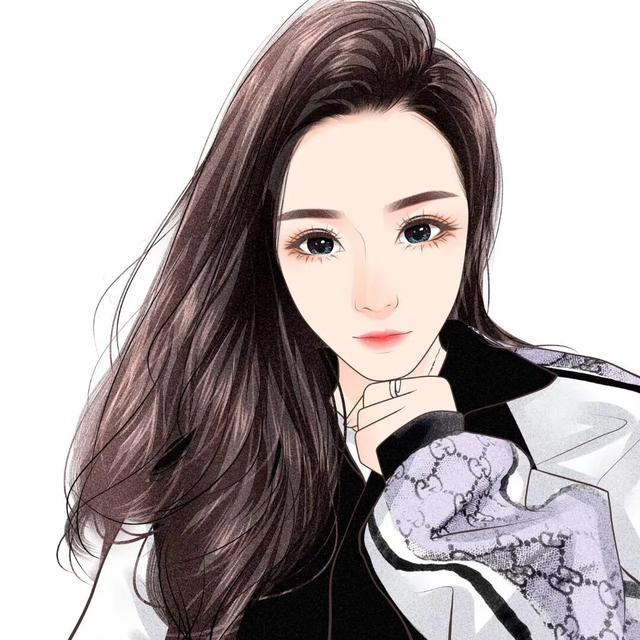 女士微信头像大气端庄,30-40岁微信头像手绘真人成熟