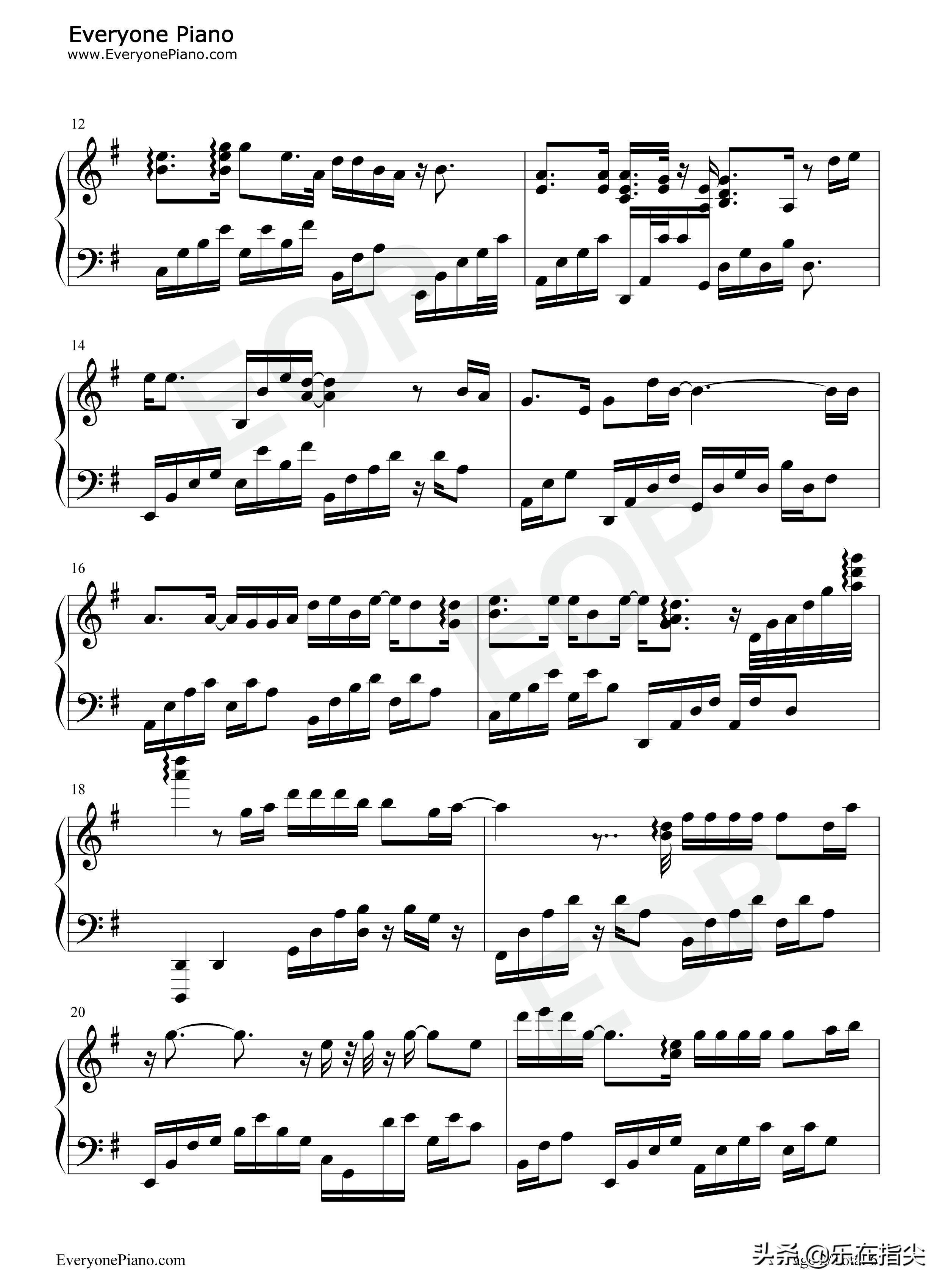 电子琴香水有毒五线谱,香水有毒钢琴简谱图片完整版