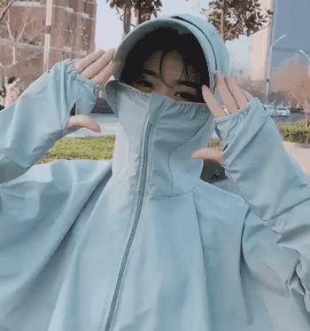 日本防晒衣遮脸防紫外线,日本防晒衣哪种颜色最防晒