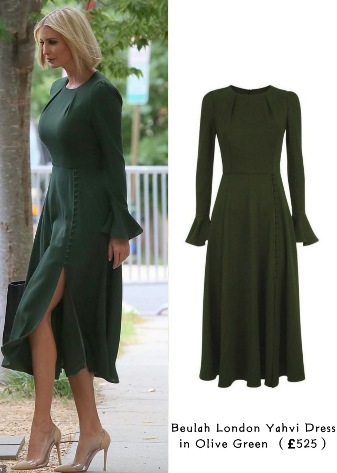 莎拉拍大片撞衫侄媳妇凯特，同款裙子不同格调，细节见王室束缚