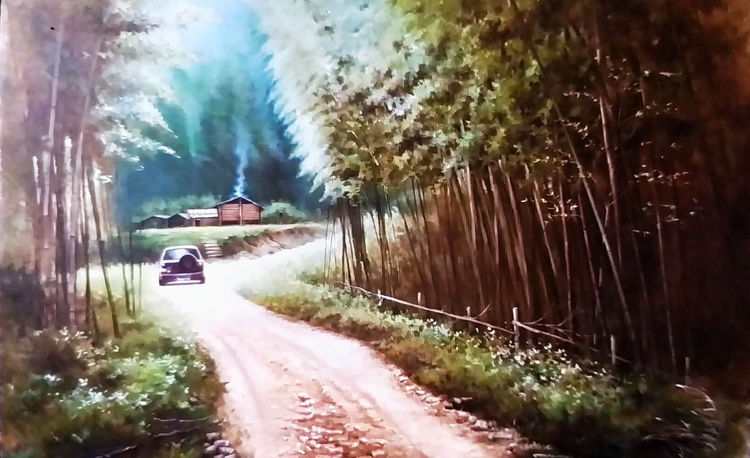 中国小幅油画作品大展作品集,三峡丹青油画作品