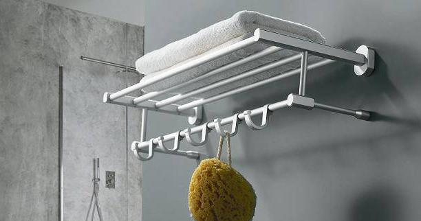 卫生间免打孔不锈钢毛巾架,毛巾架全铜和不锈钢哪个好