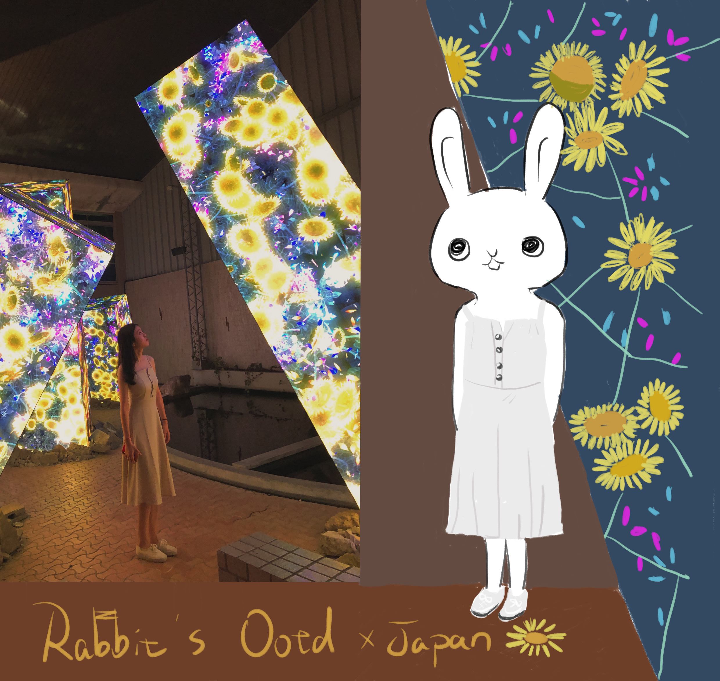 怎么画插图和小兔子,画小兔子的插画