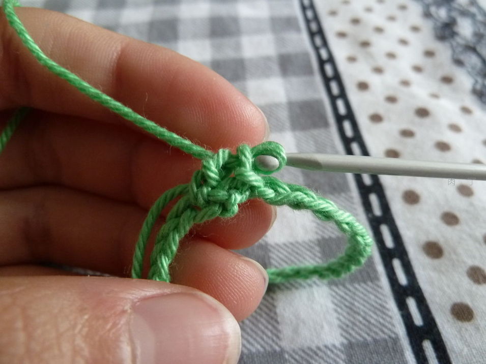 钩织护指套教程,半指分指手套钩织教程