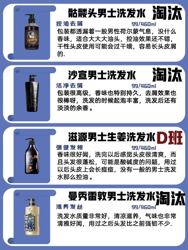 男士推荐的10款洗发水,便宜又好用的男士洗发水推荐