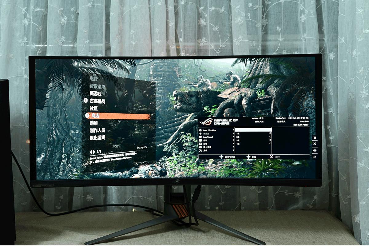 华硕rogpg35vq显示器,华硕rog显示器240hz感受