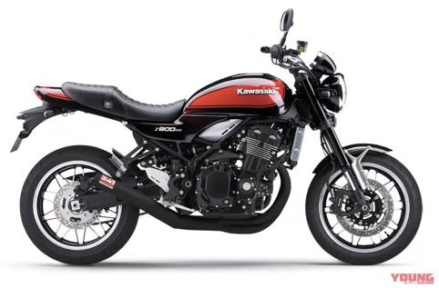 川崎z900rs双边排气管,zard排气川崎z900rs