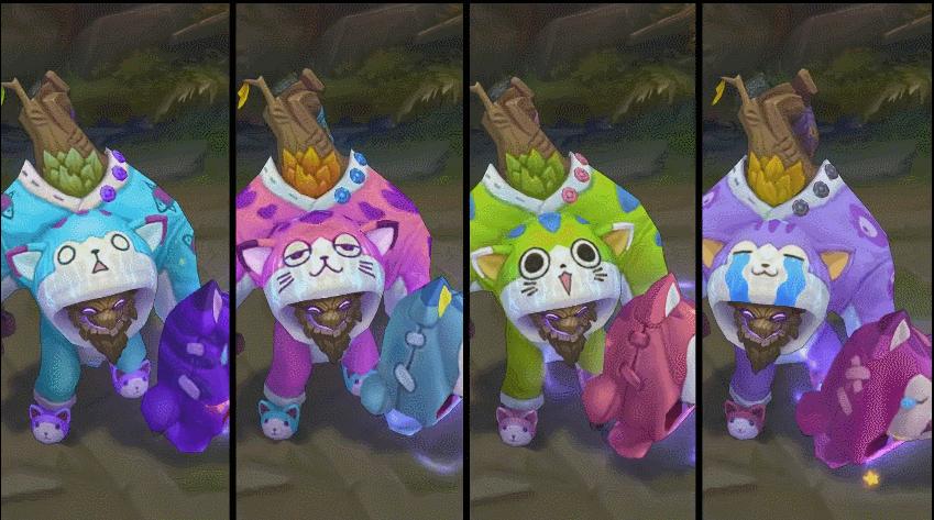 lol茂凯万圣节皮肤特效,愚人节茂凯