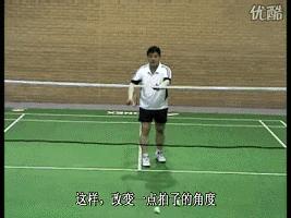 李在福羽网前扑球,李在福羽毛球教学视频