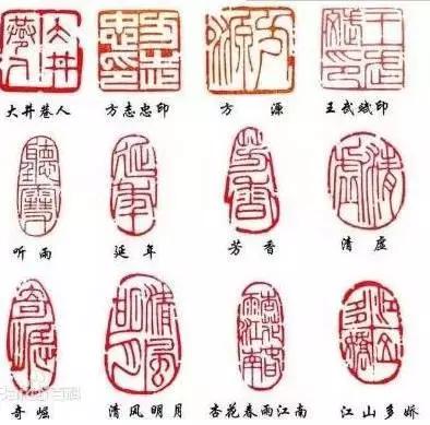 压角章与引首章的内容,引首章和压角章刻啥字