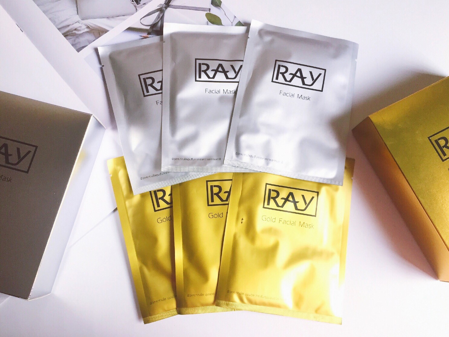 泰国ray妆蕾金面膜,泰国进口妆蕾ray金色蚕丝面膜推荐