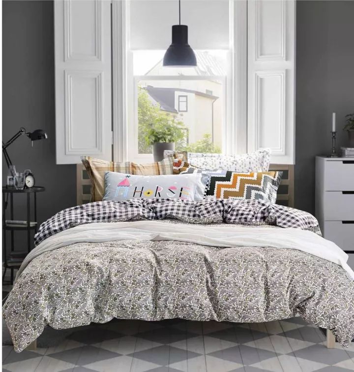 床品怎样选才又好看又舒服,ins风床品推荐睡得舒服最重要