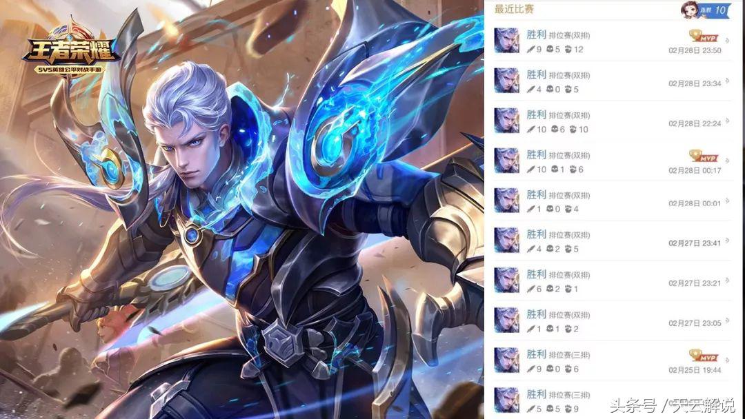 王者荣耀：这就是国服最强铠的实力，127场胜率接近90%