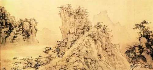 小央美水墨画作品欣赏,40幅养眼浅绛山水画